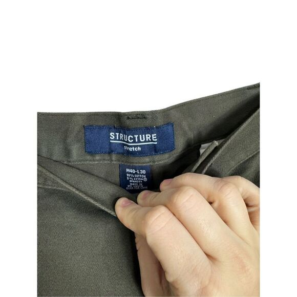 Structure Stretch Men Casual Pants Size 40x30 - Picture 3 of 6